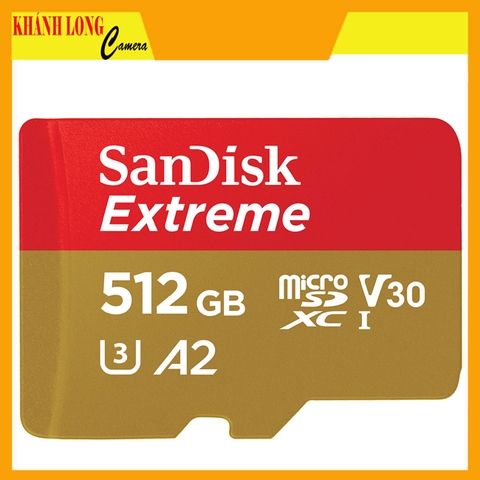 Thẻ nhớ MicroSD 512GB Sandisk Extreme 190 MB/s