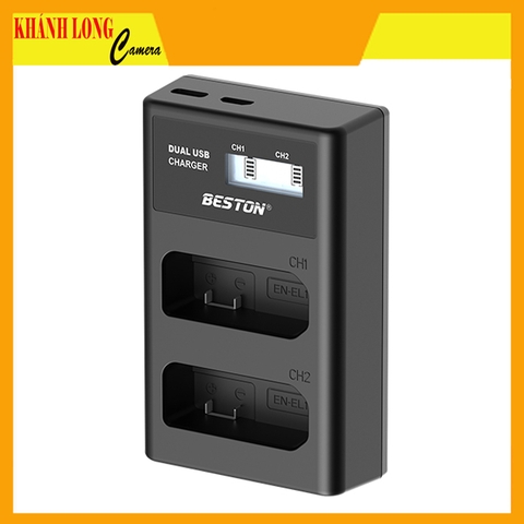 Bộ sạc pin Beston EN-EL14 dùng cho các dòng pin EL14 của Nikon