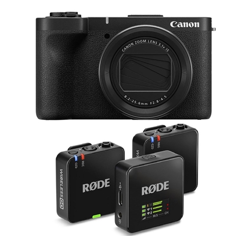Canon PowerShot V1 + Rode Wireless Go III - Chính Hãng