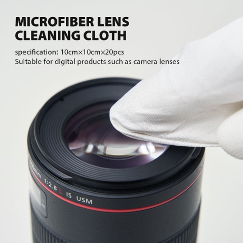 Khăn lau Microfiber VSGO V-CL01E - 20 miếng