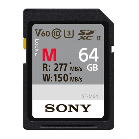 Thẻ nhớ Sony 64GB SDXC 277Mb/150Mb/s (SF-M64/T2)