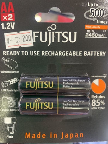 Pin sạc FUJITSU AA PRO màu đen - min 2450 mAh