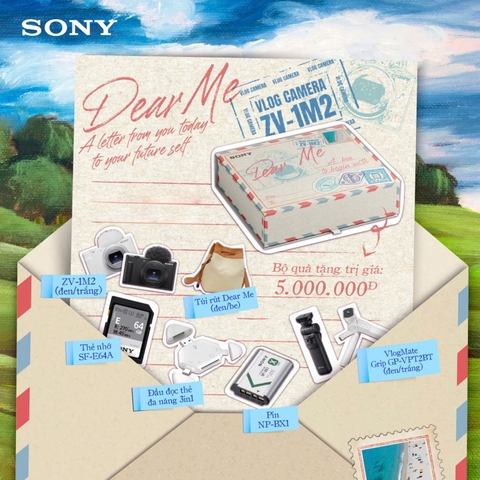 Bộ sản phẩm Sony ZV-1 II Dear Me Edition - Chính Hãng