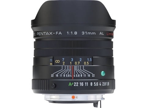 Ống Kính Pentax FA 31mm F/1.8 Limited (black) - Chính hãng