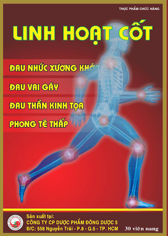 Viên uống hỗ trợ xương khớp Linh Hoạt Cốt