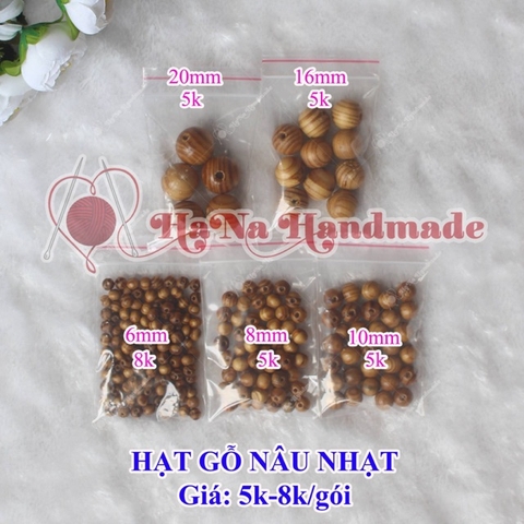 Hạt gỗ nâu nhạt (vân)