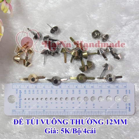Đế Túi Vuông Thường 12mm (5k/bộ/4cái)
