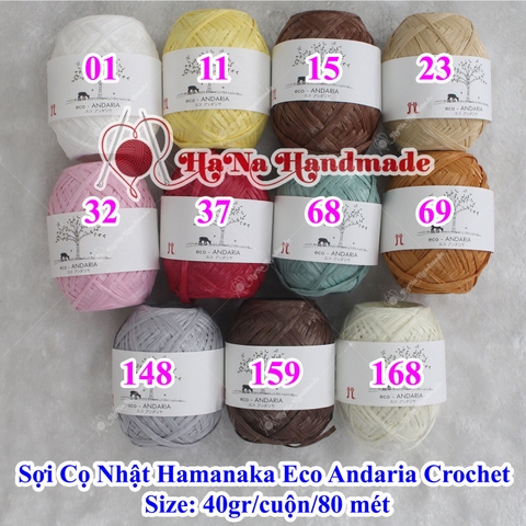 Sợi cọ Nhật Hamanaka 40g/ cuộn 80 mét