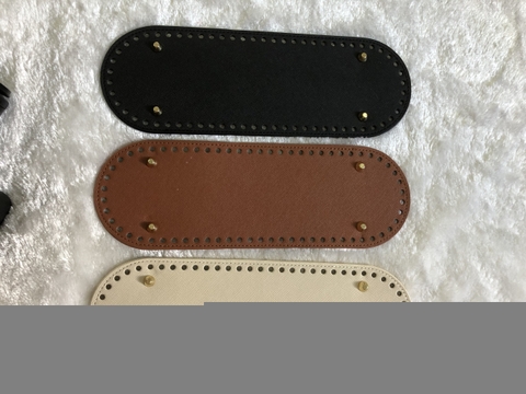 Tấm đế da pu đục lỗ Size 10cm x30cm (80k/cái)