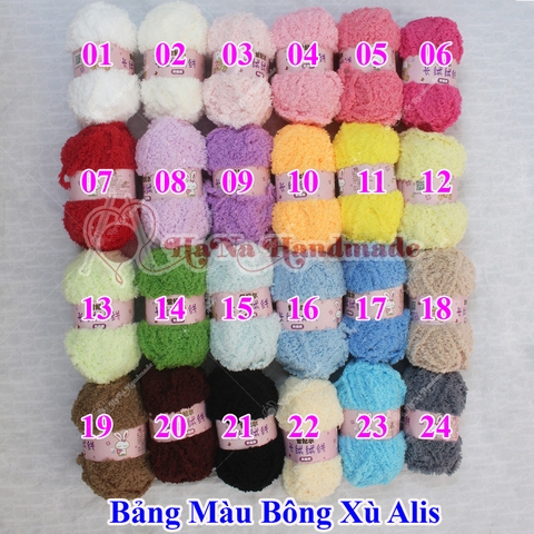 Len Bông Xù Alis 50g