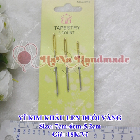 Vĩ kim khâu len đuôi vàng