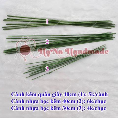 Cành làm hoa handmade