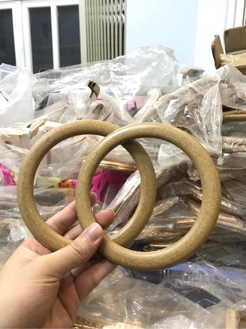 Quai tròn gỗ 12,5cm và 13.5cm (1 cặp)