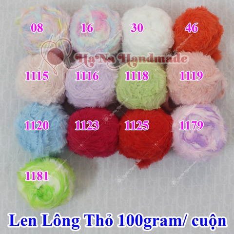 Len Lông thỏ 100gram/ cuộn