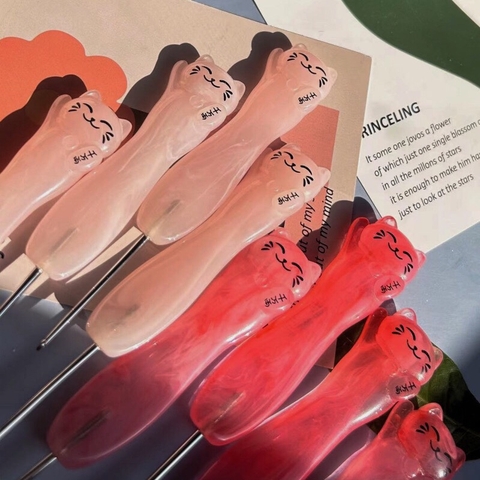 Kim móc Jinlan nhựa mèo may mắn