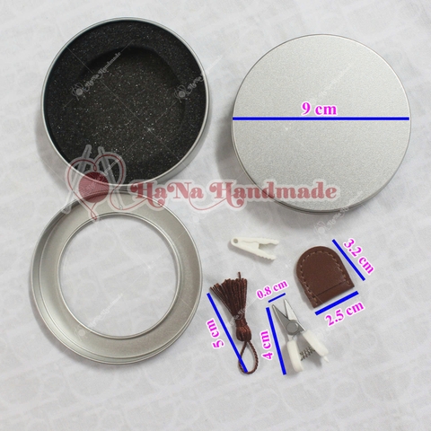Set kéo cắt chỉ mini kèm hộp đựng