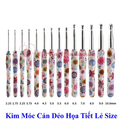 Kim móc cán dẻo họa tiết lẻ size
