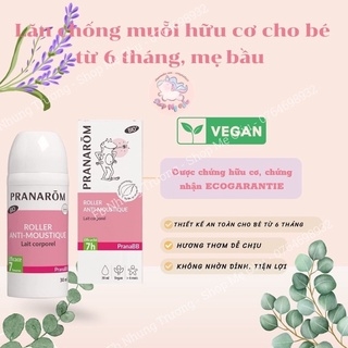 Lăn hữu cơ Pranarôm chống muỗi cho bé từ 6 tháng tuổi 30ml