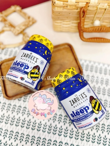 Kẹo dẻo Zarbee's Naturals giúp bé ngủ ngon