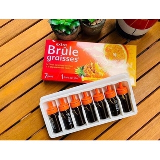 Nước Detox Milical Extra đốt mỡ Vị Dứa Cam hộp 7 ống 10ml