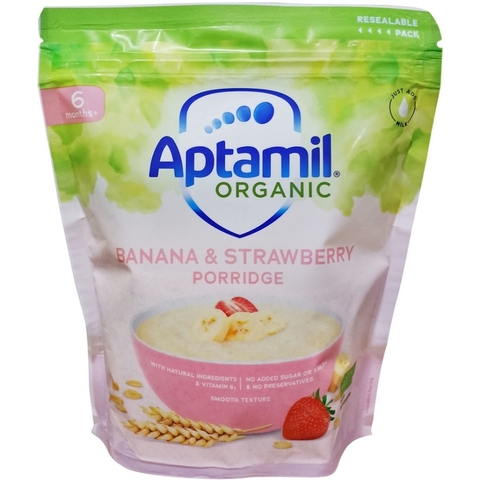 Bột ăn dặm hữu cơ Aptamil cho bé từ 7 tháng tuổi