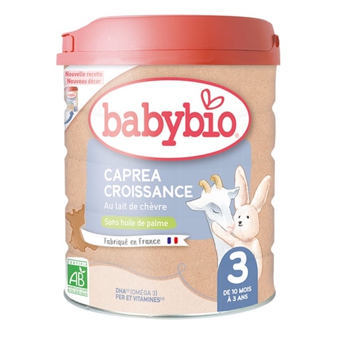 Sữa Babybio dê nguyên kem hữu cơ số 1, 2, 3