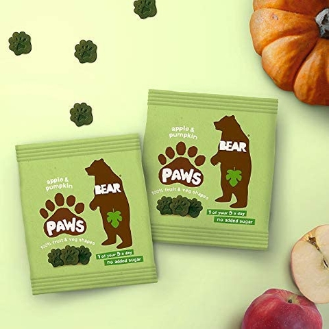 [ĐỦ BILL]-Trái cây sấy dẻo Bear UK cho bé từ 12m+