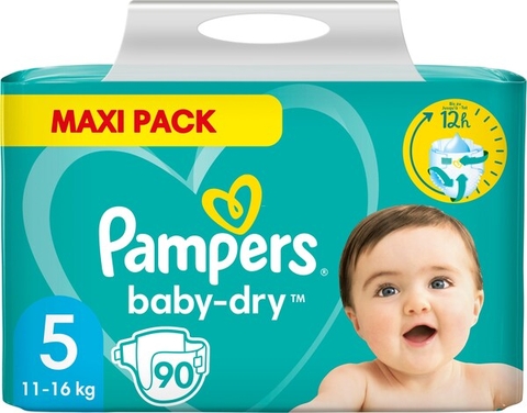 Tã dán Pampers Baby Dry size 4/5/6 cho bé