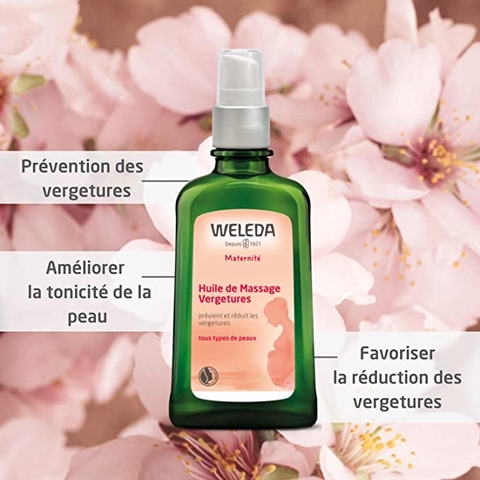 Dầu maxtra hữu cơ Weleda 100ml chống và mờ vết rạng cho mẹ bầu