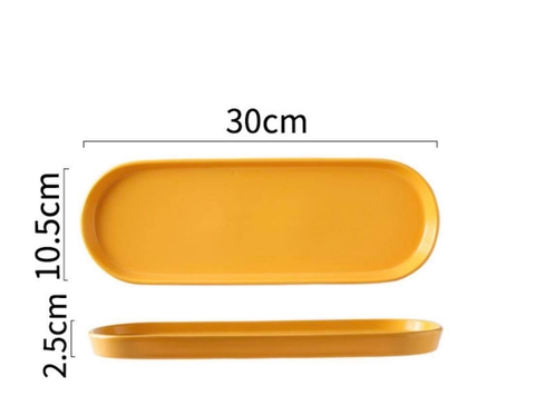 Khay gốm sứ phong cách Nhật