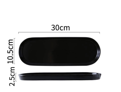 Khay gốm sứ phong cách Nhật