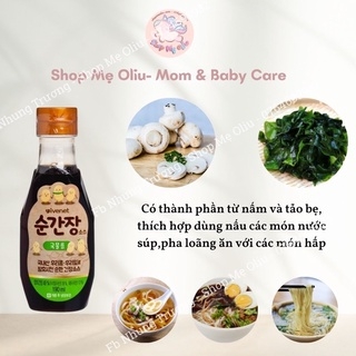 Nước tương ăn dặm tách muối Ivenet cho bé 190ml