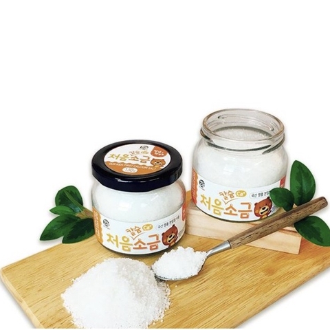 Muối ăn dặm bổ sung Canxi Mizco cho bé từ 1 tuổi - 130g