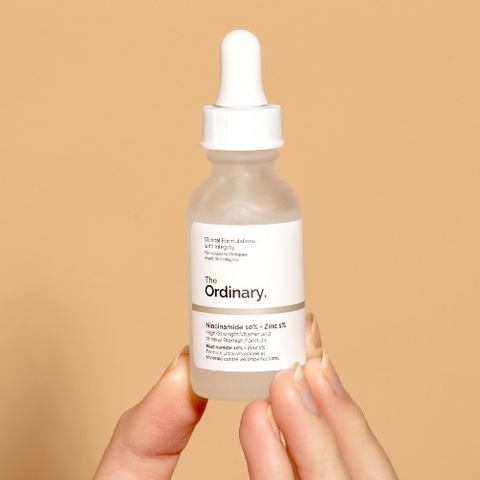 Serum trị mụn, se khít lỗ chân lông, trắng sáng da The Ordinary Niacinamide 10% + Zinc 1%
