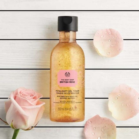 Nước Hoa Hồng British Rose Petal-Soft Gel Toner