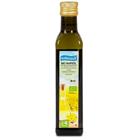 Dầu ăn dặm hạt cải cho bé Babylove