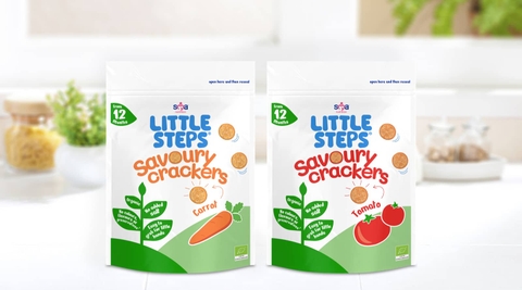 Bánh quy hữu cơ Little steps SMA cho bé 12m