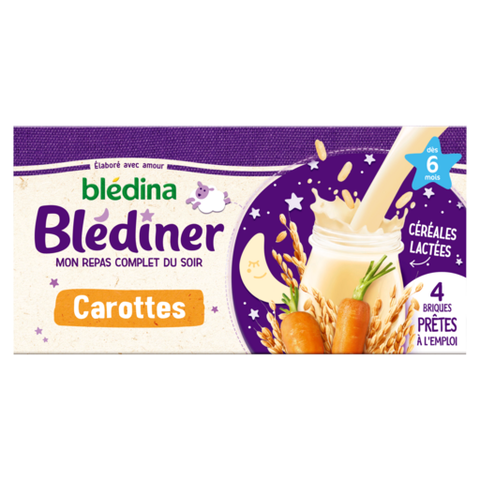 Sữa Bledina nước dành cho ban đêm cho bé từ 6 tháng ( 4x250ml )