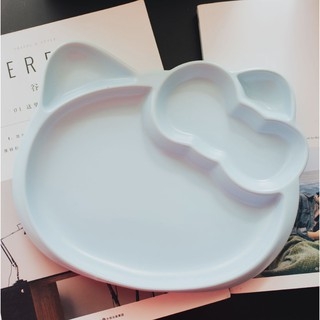 DĨA GỐM SỨ ĂN DẶM MÈO KITTY