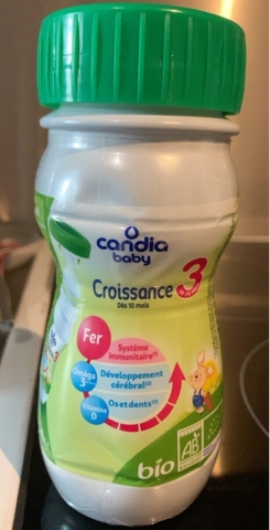 Sữa nước hữu cơ Candia Baby cho bé.