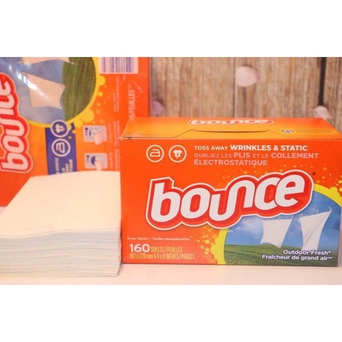 Giấy thơm quần áo Bounce hộp 160 tờ