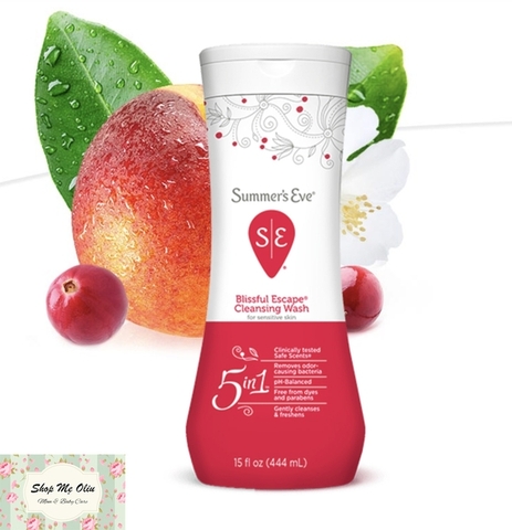 Dung dịch Vệ sinh Summer's Eve Fragrance Free Cleansing Wash 444ml