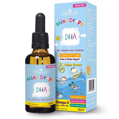 DHA Drops Natures Aid - Bổ Sung DHA Cho Trẻ