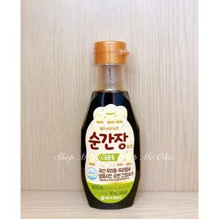 Nước tương ăn dặm tách muối Ivenet cho bé 190ml