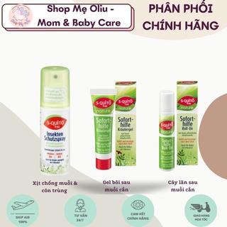 Xịt chống muỗi/Gel bôi muỗi cắn S-quito