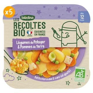 Hủ ăn dặm hữu cơ vị mặn Bledina cho bé từ 12 tháng tuổi