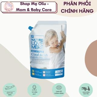 [CHÍNH HÃNG] Nước giặt Nature Love Mere hương lá bạch đàn Cool Fresh chai 1.8L/ túi 1.3L