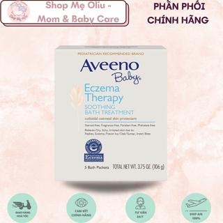 Bột yến mạch pha tắm Aveeno cho da khô,chàm,viêm da,eczema cho bé - Aveeno Baby Eczema Therapy Soothing Bath Treatment