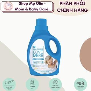 [CHÍNH HÃNG] Nước giặt Nature Love Mere hương lá bạch đàn Cool Fresh chai 1.8L/ túi 1.3L