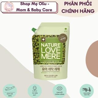 [CHÍNH HÃNG] Nước giặt Nature Love Mere hương đậu xanh Mungbean chai 1.8L/ túi 1.3L